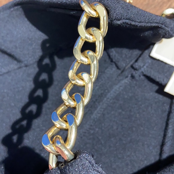 Michael Kors Chain Halter Neck Mini Black Dress - Picture 10 of 15